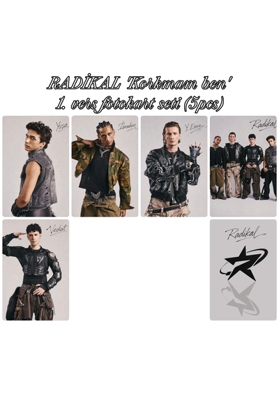 Sntay RADİKAL FOTOKART SETİ 'Korkmam Ben is out 1. Vers set