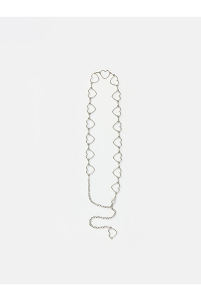 LC Waikiki Esvab • Modern & Distinctive Women's Belt with Heart-Shaped Chain ...