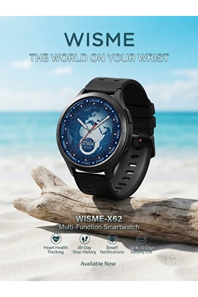 Bionic ساعة ذكية متعددة الوظائف 3 في 1 طراز WISME-X62 (إصدارات أسود وأبيض) - ...