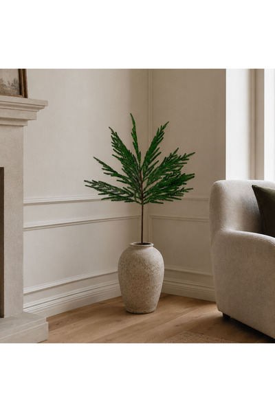 Dekorsende Artificial Pine Branch Dense Leaf 100 cm