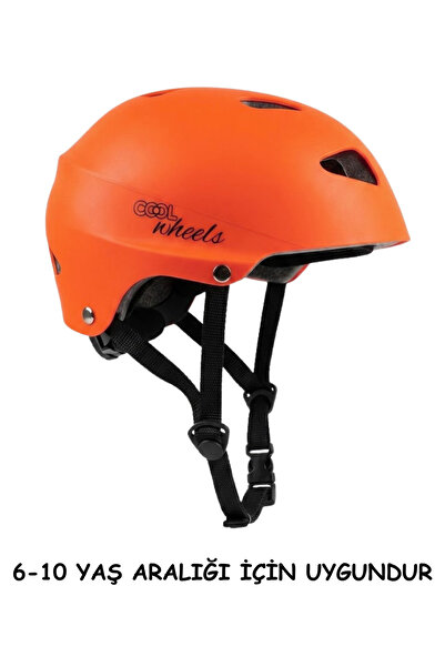 Cool Wheels Çocuk Koruyucu Kask 6-10 Yaş/ 48-52 cm Kafa Ölçüsü Ayarlanabilir ...