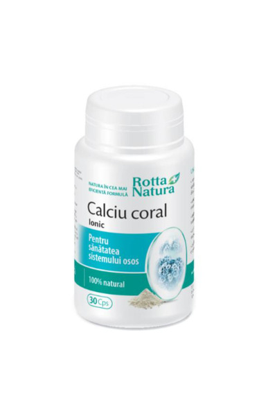Rotta Natura Calciu Coral Ionic Rotta Natura, 30 capsule