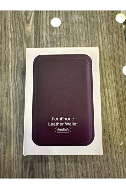 Genel Markalar Mobexa iPhone Uyumlu Deri Magsafe Cüzdan Kartlık