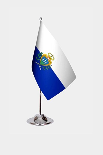 San Marino Tekli Masa Bayrağı