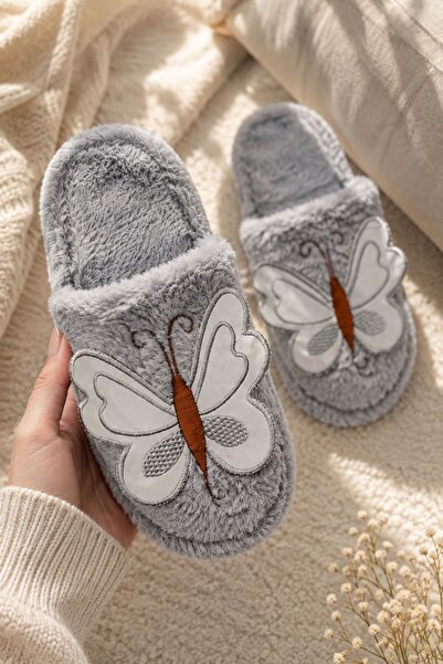 Slipcat Women'S, Butterfly Embroidered, Plush, Soft Sole, Home and Dowry Slip...