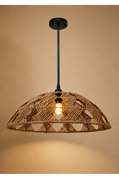Generic Brand Modern Woven Single Geometric Design Ornament – 35 cm Diameter