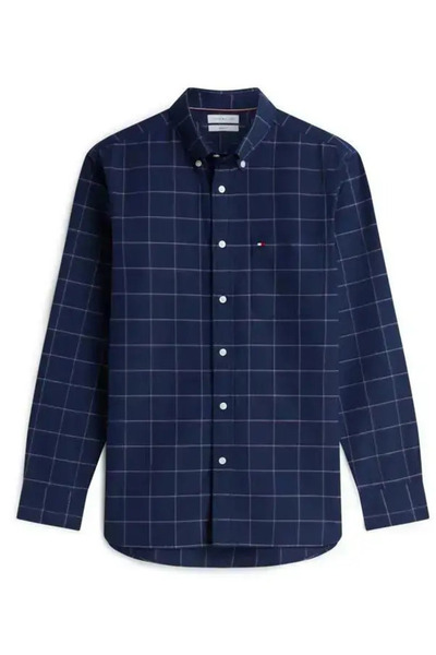 Tommy Hilfiger Ανδρικό Πουκάμισο Navy Μπλε MW0MW44574-0MS