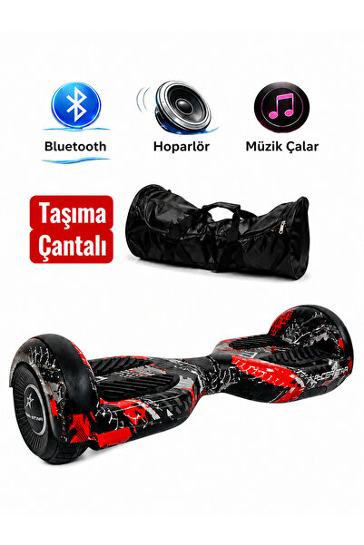 RYDER STAR Elektrikli Kaykay Hoverboard 6.5 Inch Bluetooth Hoparlörlü Akıllı ...
