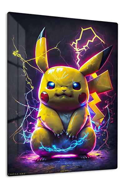 Emesa Art Pikachu Anime Metal Wall Art