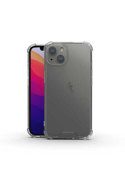 iPhone 13 Kılıf Darbe Önleyici Anti Shock Özellikli Kamera Korumalı Silikon Wolf Dizayn