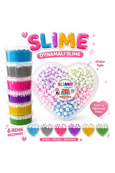 NOVAJOY 200 CC Simli Slime 3 Adet – Karışık Renk Gönderilir – Özel Renk İçin ...
