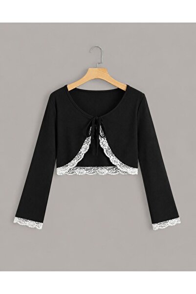 İsra Ayyıldız Moonstar Collection Coquette Lolita siyah dantel detaylı tam bo...