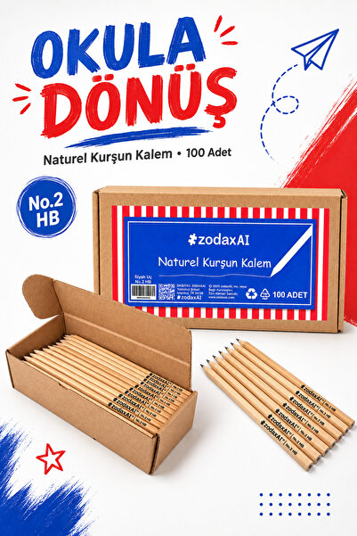 ZODAXAI 100'lü Kurşun Kalem Seti |Kalem Seti | Proje |Mimarlık Çizim | Lüx Ku...