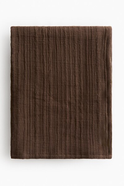 H&M Pamuklu Muslin Yatak Örtüsü