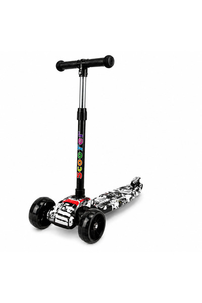 Scooter سكوتر أطفال قابل لتعديل الارتفاع مع فرامل خلفية قابل للطي