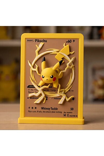 TokOyun Pokemon - Pikachu Dekoratif Kart Figürü
