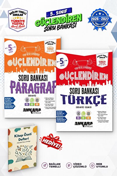 Ankara Yayıncılık 5.Sınıf Türkçe Paragraf Bağlam Temelli Soru Bankası 2026-2027