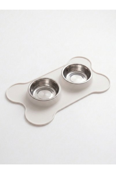 Together Petonik Silikon Mat Tabanlı Kedi ve 2'li Köpek Mama ve Su Kabı 250ml