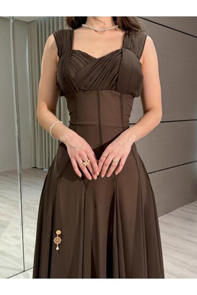 Lumiva soft chiffon dress