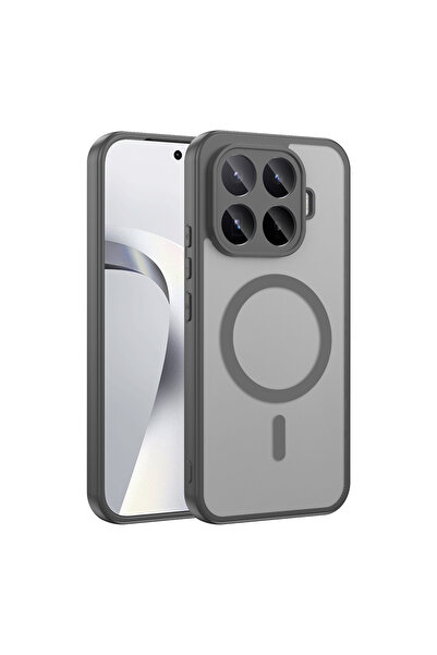 Xiaomi 17T Pro Kılıf MagSafe Kamera Korumalı Mat Parmak İzi Tutmayan Wolf Dizayn