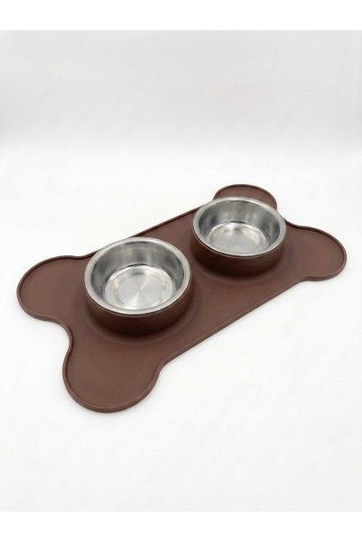 Together Petonik Silikon Mat Tabanlı Kedi ve 2'li Köpek Mama ve Su Kabı 250ml