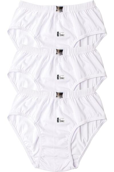 Zulu Ticaret Tutku-Men's 3 Pieces Cotton Com Slip Underpants 3 Pack 0109-