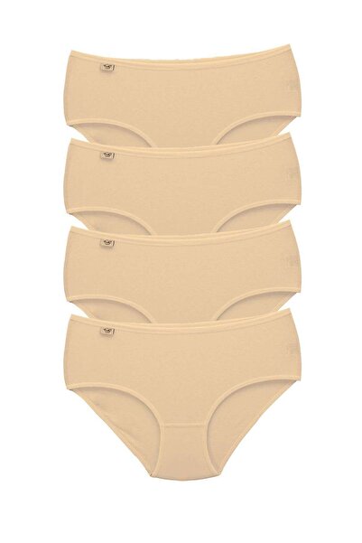 Zulu Ticaret Tutku-5 Pieces Women's High Waist Bato Thin Rubber Panties Red
