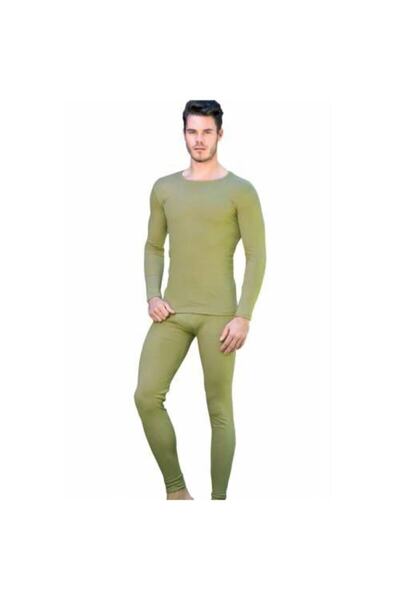 Zulu Ticaret Tutku-Men's Thermal Underwear Bottom and Top Long Sleeve Set (Gr...