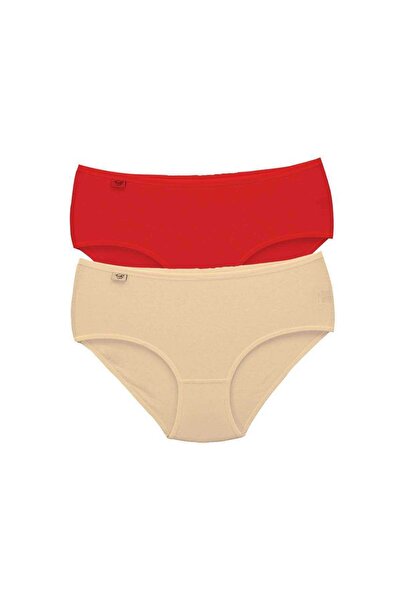 Zulu Ticaret Tutku-2 Pieces Women's High Waist Bato Thin Rubber Panties S5