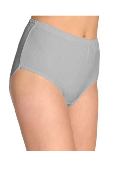 Zulu Ticaret Tutku-Colorful Elastane Bato Panties 3-Pack Gray