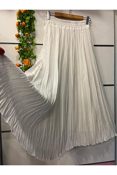 edu collection Chiffon A-Line Skirt with Lining