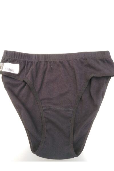 Zulu Ticaret Tutku-Women's Solid Color Medium Size Thick Elastic Bato Panties...