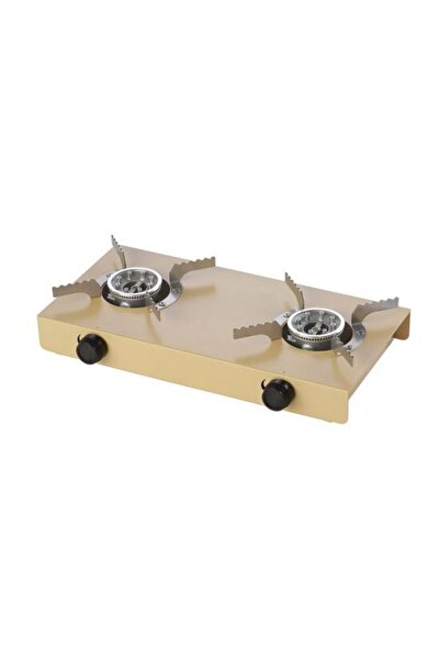 Solplant Aragaz smart camping, portabil, 2 arzatoare, 3 kW, pentru doza de ga...