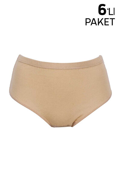 Zulu Ticaret Tutku-Women's Ribana Bato Panties 6 Pieces 922 |   Skin