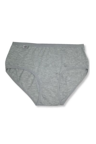 Zulu Ticaret Tutku-Women's Gray 5-Pack Lycra Bato Panties