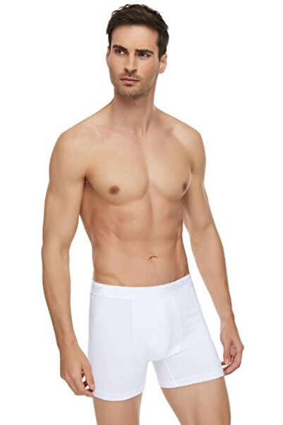 Zulu Ticaret Tutku-Men's White Boxer 3-Pack