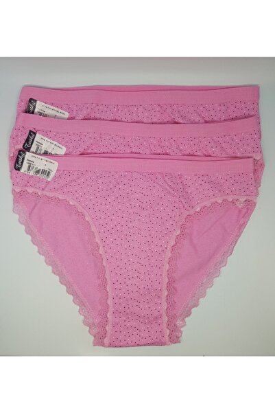 Zulu Ticaret Tutku-Women's 12'Li Package White Işıl Bikini Panties 0773 Fua Shop