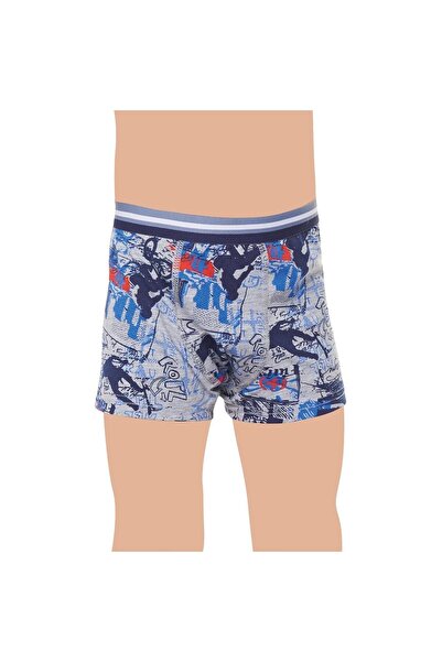 Zulu Ticaret Tutku-6-Pack Boys' Elastane Combination Printed Boxers