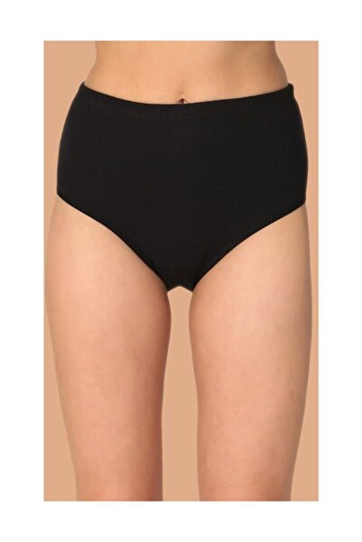 Zulu Ticaret Tutku-Women's White 6-Pack Cotton Ribbed Bato Panties