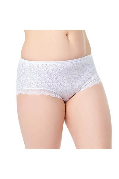 Zulu Ticaret Tutku-6 Pack Black Women's High Waist Bato Thick Rubber Panties