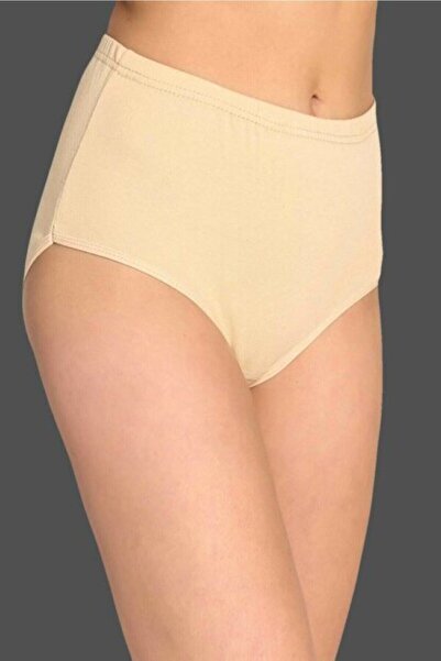 Zulu Ticaret Tutku-Women's Skin Color Lycra Bato Panties 6-Pack