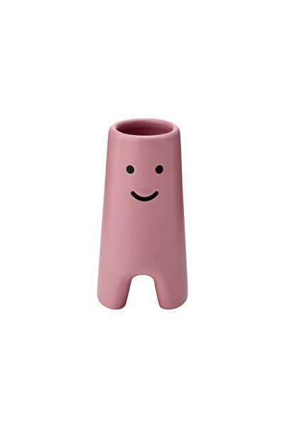 IKEA Modern Pembe Cam Vazo 10 cm - Dekoratif Ev & Ofis