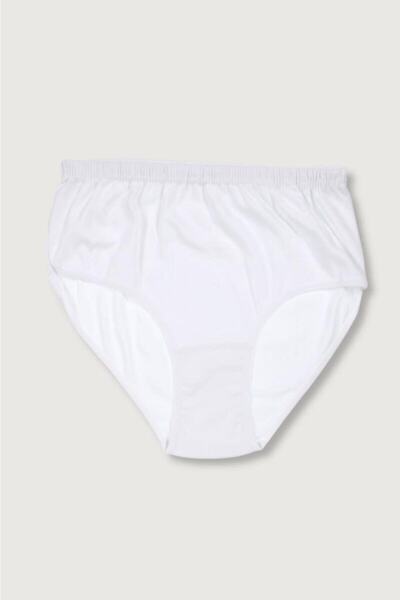 Zulu Ticaret Tutku-Poky Women's 6-Piece Ribbed Flexible Plus Size Bato Panties