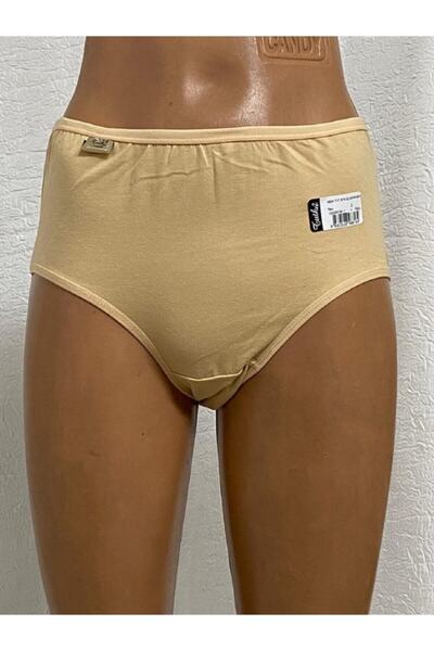 Zulu Ticaret Tutku-12'Li Pack 0922 Women's Ribbed High Waist Bato Panties Kil...
