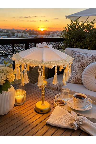 Missidea Lumina Şarjlı LED’li Dekoratif Bali Şemsiyesi