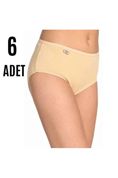 Zulu Ticaret Tutku-Women's 6-Pack Lycra Ten Bato Panties 925