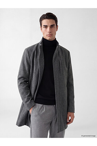 LC Waikiki Nevavm Farkıyla Lcwaikiki Classic Anthracite Cashmere Plain Men's ...