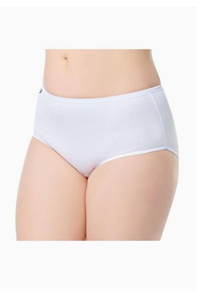 Zulu Ticaret Tutku-Women's 12-Pack Elastane Bato Panties White New Season
