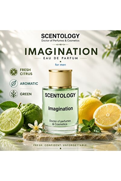 Scentology Doctor of perfums Imagination Eau de Parfum for Men – Fresh Citrus...