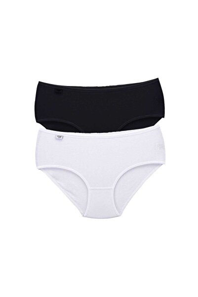 Zulu Ticaret Tutku-2 Pieces Women's High Waist Bato Thin Rubber Panties S4